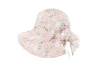 Jamiks LORIANA kapelusz na lato beżowe lilie SILVERPLUS 50-52