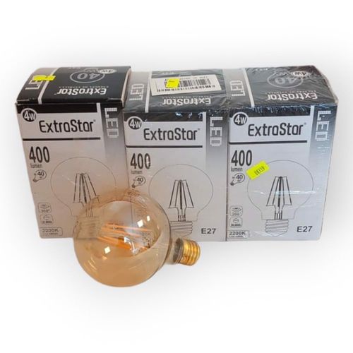 Brązowe Żarówki LED G95 Filament E27 4W 400 lumen na Arena.pl