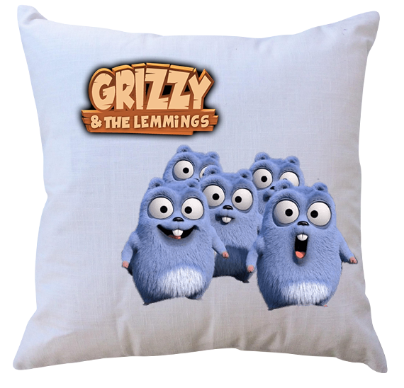 Poduszka Grizzy i Lemingi zdjęcie 1