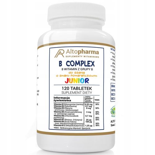 Alto Pharma Witamina B Complex Junior 120T na Arena.pl
