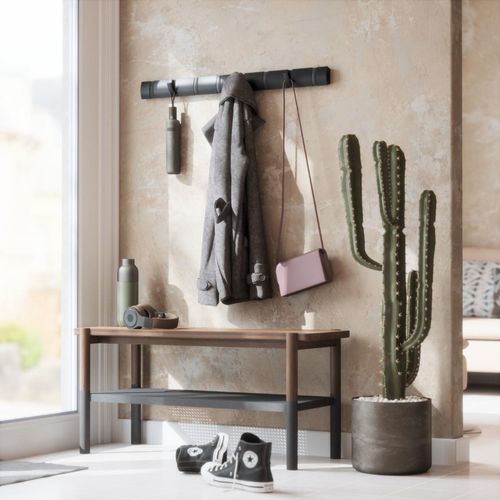 Wieszak, 8 uchwytów, czarny FLIP na Arena.pl