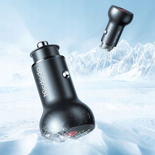 MCDODO ŁADOWARKA SAMOCHODOWA USB/USB-C PD 45W LCD zdjęcie 15