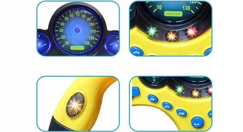 Kierownica zabawka INTERAKTYWNA DLA CHŁOPCA dźwięki symulator jazdy na Arena.pl