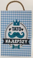 tabliczka/obraz do zawieszenia 20 x 30 tato najlepszy