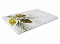 SZKLANA DESKA KUCHENNA 40x30 277b Oliwki
