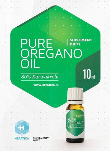 HEPATICA OLEJEK Z OREGANO 10 ml CZYSTY 100% na Arena.pl