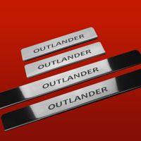 Listwa progowa MITSUBISHI OUTLANDER MK2 Stal nierdzewna 304 połysk 4szt