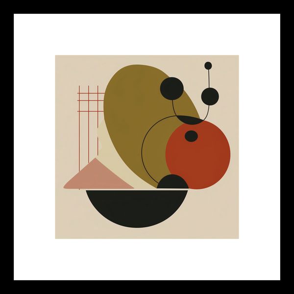 Plakat 20x20cm Geometryczny Balans zdjęcie 3