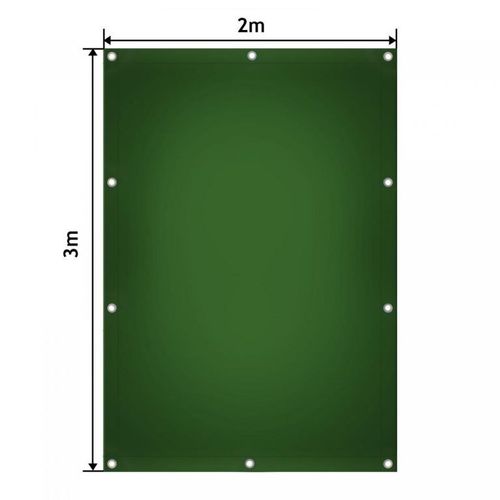 JAGO Plandeka 650 g/m², oczka aluminiowe, zielona, 2 x 3 m na Arena.pl