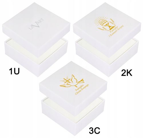 Łańcuszek Medalik Komunijny Srebrny Matka Boska do Komunii Chrztu ze Srebra na Arena.pl