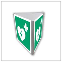 Defibrylator (Aed)  Znak 3D Przestrzenny Dościenny Trójwymiarowy  100X100