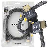 wozinsky kabel hdmi 2.1 8k 60 hz 48 gbps / 4k 120 hz / 2k 144 hz 5 m