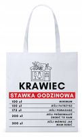 Dla Krawca Krawcowej Torba Eco Biała Shopper Z Nadrukiem Ze Zdjęciem