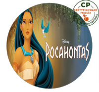 Opłatek na tort Pocahontas