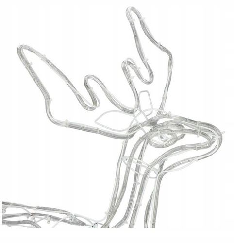 Renifer LED Świąteczny Świecący Figurka Na Zewnątrz XL 85 Duży Niebieski na Arena.pl