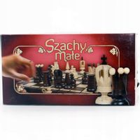 Szachy mae drewniane 30018