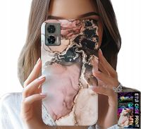 ETUI DO MOTOROLA EDGE 30 NEO - ELEGANCKI MARMUREK MODNE WZORY + FOLIA