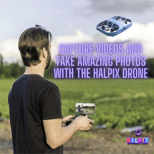 Trikowy mini dron Halpix zdalnie sterowany z kamerą 8K i Wi-Fi na Arena.pl