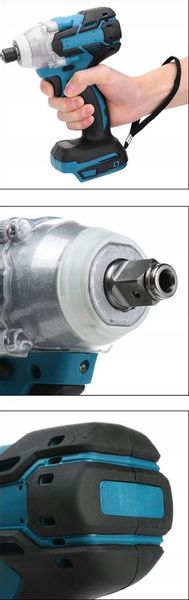 KLUCZ UDAROWY AKUMULATOROWY BEZSZCZOTKOWY DO MAKITA 18V 650NM 1/2'' 5500mAh zdjęcie 7