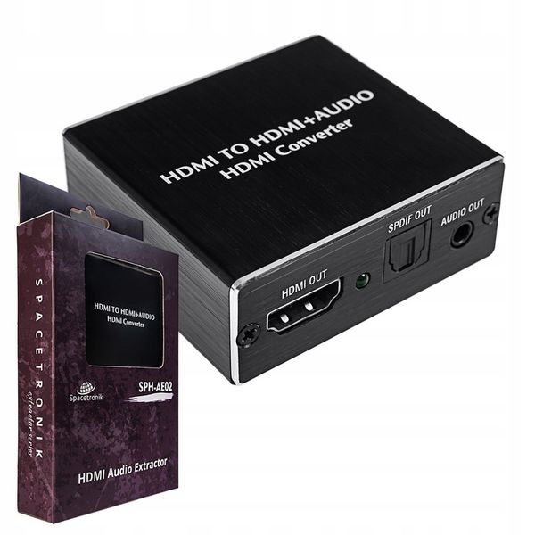 Extractor HDMI + Audio SPDiF / Jack 3,5mm SPH-AE02 zdjęcie 1