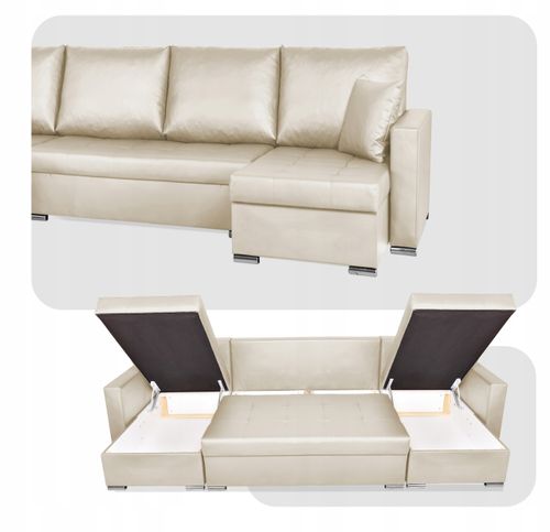 Narożnik Varius BIG rozkładany funkcja spania pojemniki Family meble na Arena.pl