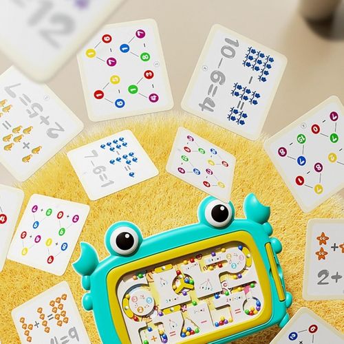 WOOPIE Tablica Magnetyczna Montessori Labirynt Krab Turkusowa na Arena.pl