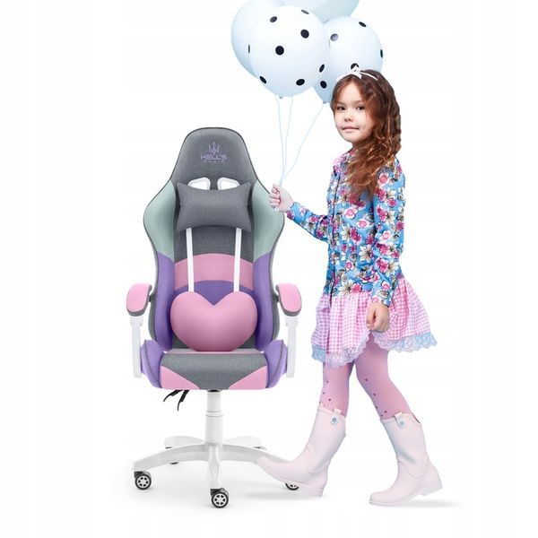FOTEL GAMINGOWY DLA GRACZA BIUROWY HELL'S zdjęcie 1