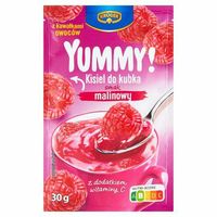 KRUGER KISIEL YUMMY! MALINA DO KUBKA 30G