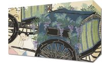 Obraz 30x20cm Wagon, Sekka Japoński Vintage do Salonu