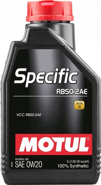 OLEJ MOTUL SPECIFIC RBS0-2AE 0W20 1L zdjęcie 1