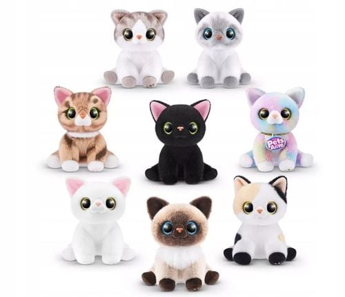 Zuru Pets Alive Smitten Kittens Interaktywny Pluszowy Kotek Niespodzianka na Arena.pl