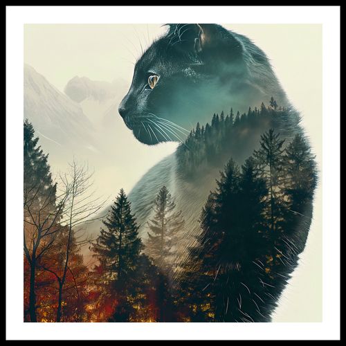 Plakat 50x50cm Koci Duch Lasu na Arena.pl