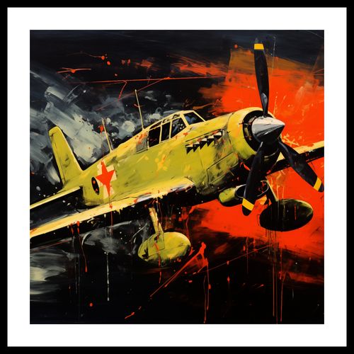 Plakat 60x60cm Barwny Przelot na Arena.pl
