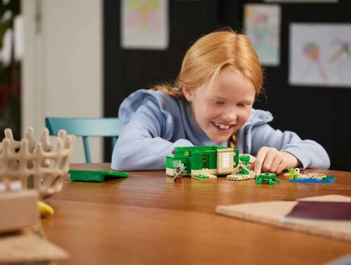 21254 - lego minecraft - domek na plaży żółwi na Arena.pl