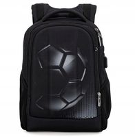PLECAK SZKOLNY TORNISTER USB piłka football (D085)