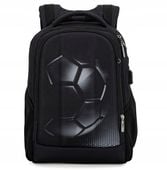 PLECAK SZKOLNY TORNISTER USB piłka football (D085)