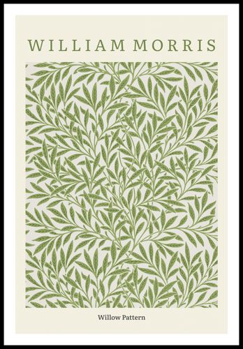 Plakat 61x91,5cm Design Willow Pattern, Morris Vintage do Salonu na Arena.pl