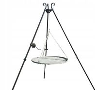 GRILL TRÓJNÓG OGNISKOWY FI 60 CM RUSZT NAD OGNISKO
