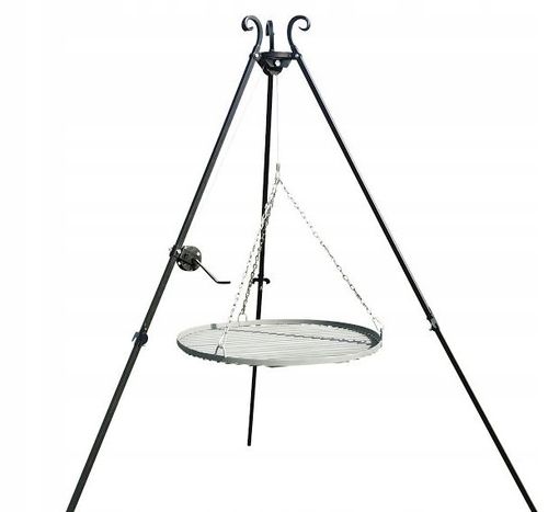 GRILL TRÓJNÓG OGNISKOWY FI 60 CM RUSZT NAD OGNISKO na Arena.pl
