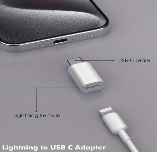 QIKtech Adapter Lightning żeński na USB C męski do ładowania i transmisji na Arena.pl