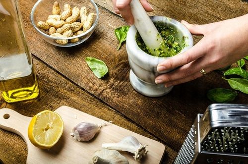 MOŹDZIERZ KUCHENNY KAMIENNY GRANITOWY TŁUCZEK DO UCIERANIA PRZYPRAW ZIÓŁ na Arena.pl