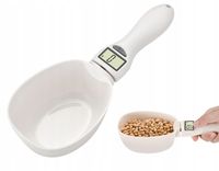 ŁYŻKA Z WAGĄ FUNKCJA TARY 800G NA BATERIĘ WAGA KUCHENNA MIARKA 250ml