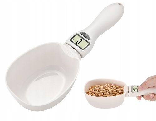 ŁYŻKA Z WAGĄ FUNKCJA TARY 800G NA BATERIĘ WAGA KUCHENNA MIARKA 250ml na Arena.pl