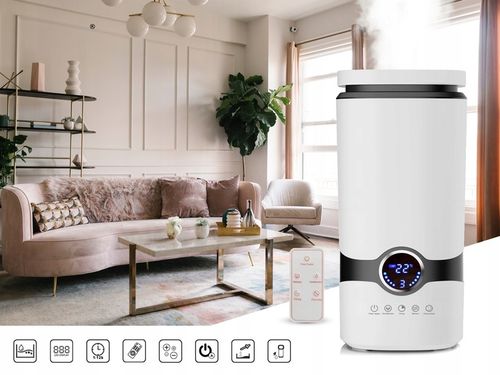 Nawilżacz powietrza AUTOMATYCZNY + AROMATERAPIA 3w1 + 3 OLEJKI FILTR PILOT na Arena.pl