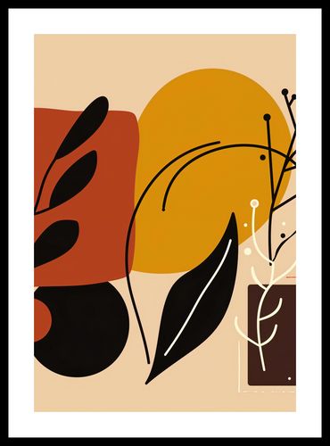 Plakat 68x98cm Ciepłe Kontury na Arena.pl