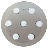 Plafon LAMPA sufitowa NAOMI 2646 Rabalux okrągła OPRAWA przydymiona chrom