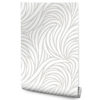 Tapeta Szare ORNAMENTY Nowoczesne Wzory Abstrakcja