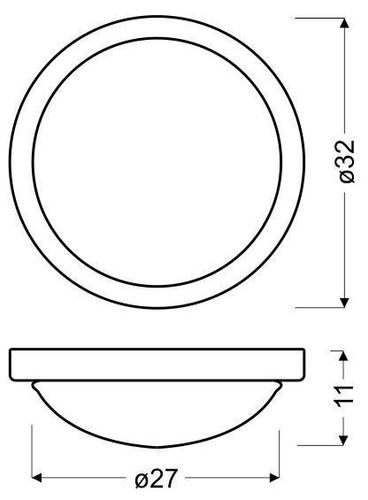 Roda plafon 32 E27 2x60W chrom na Arena.pl