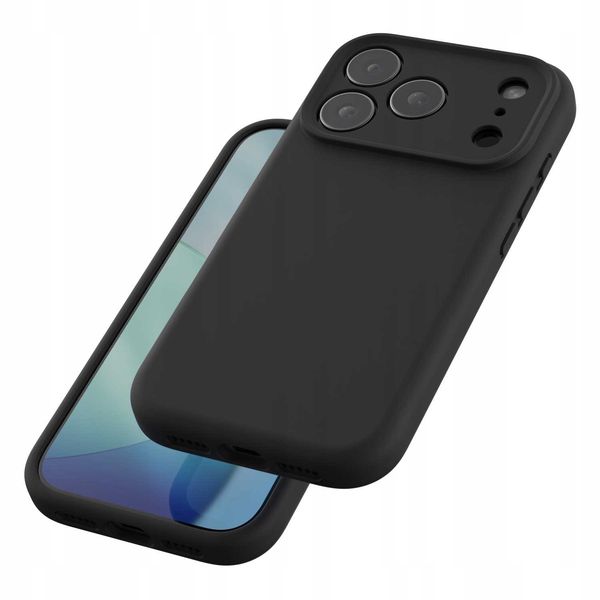 Spacecase Silicone Mag Iphone 17 Pro Black zdjęcie 3
