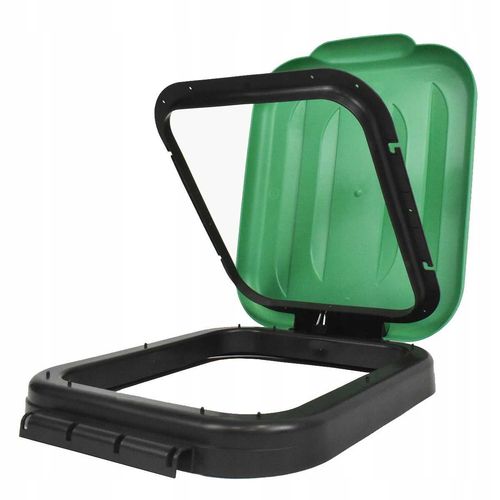 Pokrywa stojaka do segregacji odpadów zielona - CETEL na Arena.pl